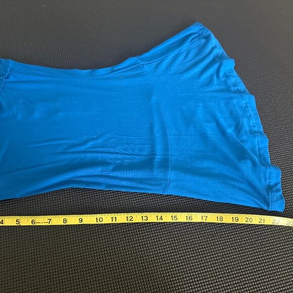 GUESS Strapless Blue Mini Dress with Rhinestone Buckle – Size XS (NWT) - Picture 2 of 7